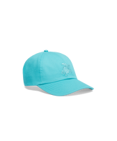 Solid Cap Turtle Embroidery Disco green front view