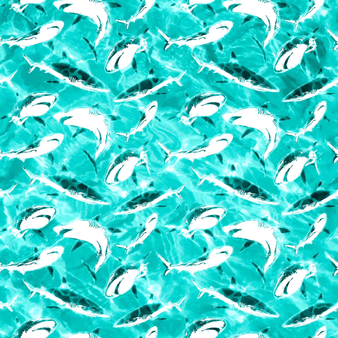 Pantaloncini mare neonato Requins Laguna stampe
