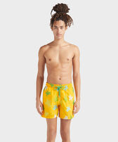 Men Swim Shorts Embroidered Tortue Multicolore - Limited Edition Mango front worn view