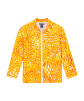 儿童 Palm Leaves 拉链长袖防晒衣 Mango 正面图